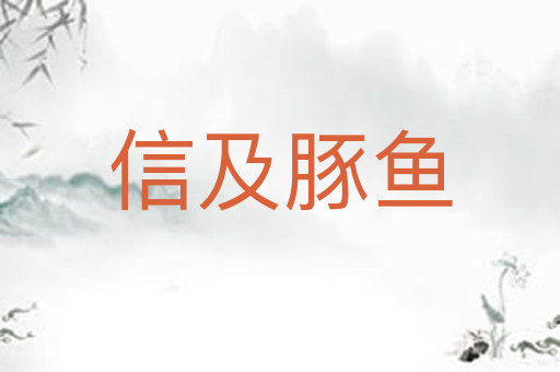 信及豚鱼
